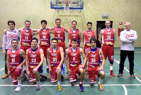 Foto di squadra in tresferta a Pedrengo (Promozione 2013-14)