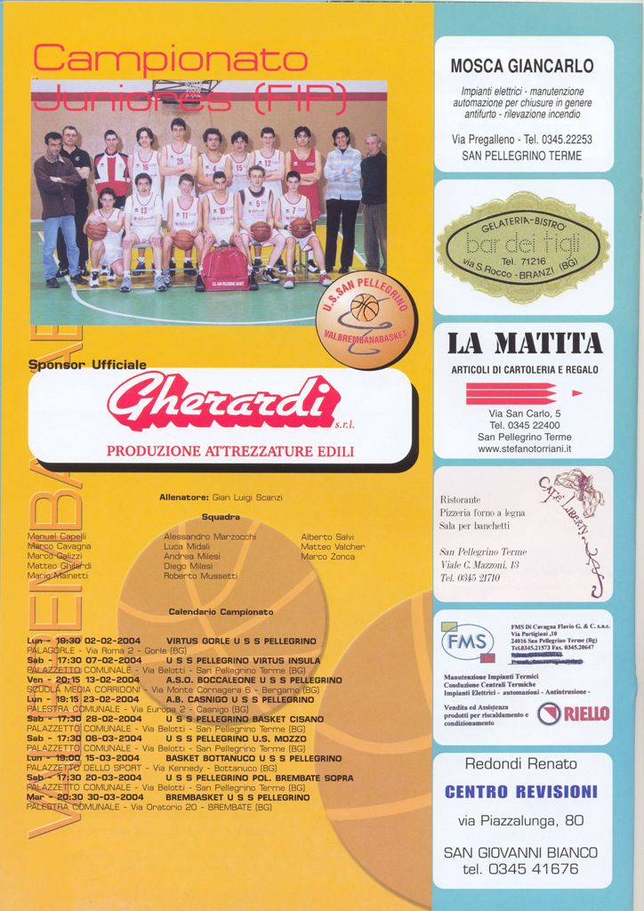 Juniores 2003-04
